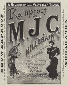 Publicité, M J C Millerain (gravure) - English School