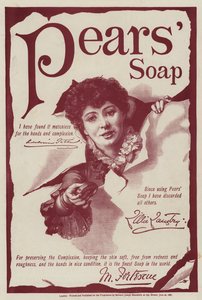 Publicité, Savon Pears (lithographie en couleur) - English School