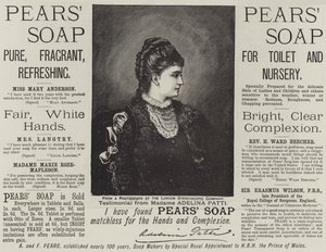 Publicité, Savon Pears