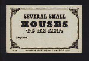 Annonce : Plusieurs petites maisons à louer (type)