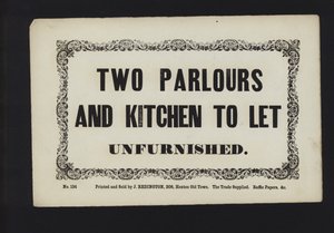 Annonce : Deux salons et cuisine à louer non meublés