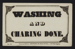 Annonce : Lavage et ménage faits (type)