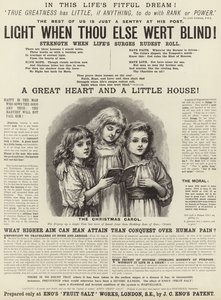 Publicité pour le sel de fruits Enos - English School