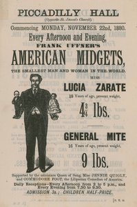 Publicité pour les nains américains de Frank Uffner