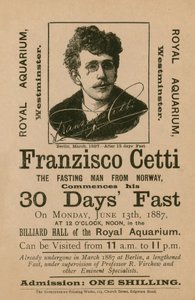 Publicité pour Franzisco Cetti