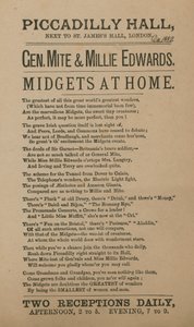 Publicité pour General Mite et Millie Edwards - English School