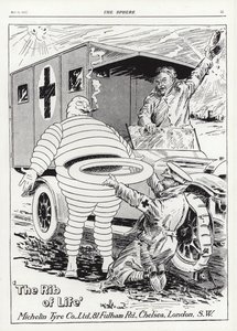 Publicité pour les pneus Michelin - English School