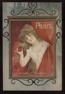 Publicité pour le savon Pears