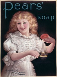 Publicité pour le savon Pears