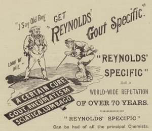 Publicité pour le Spécifique de Reynolds - English School