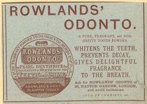 Publicité pour Rowlands Odonto
