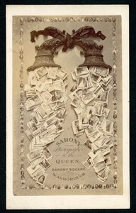 Publicité pour Sarony, photographe de la reine, Scarborough, Yorkshire - English School