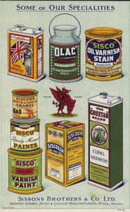 Publicité pour Sissons Brothers & Co Limited