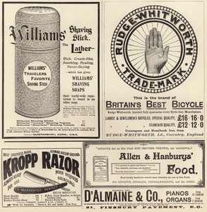 Publicité du numéro de Noël de The Graphic 1897