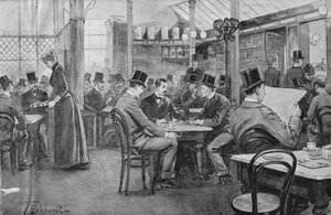 Après le déjeuner dans un café de La Mecque en 1893, de London Coffee-Houses Past and Present
