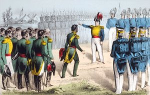 Après la bataille de Monterrey, le général mexicain Pedro de Ampudia rend la ville au général américain Zachary Taylor pendant la guerre américano-mexicaine de 1846-48