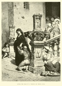 Après la messe à S Trinita de Monti, Rome - English School