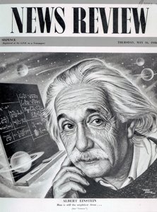 Albert Einstein sur la couverture de 