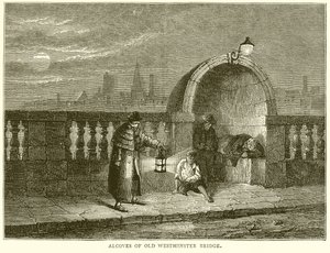 Alcôves du vieux pont de Westminster