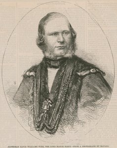 Alderman David Williams Wire, le Lord Maire élu - English School