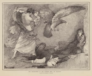 Allégorie montrant la persécution des Juifs russes - English School