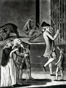 Une exposition de bêtes sauvages ou le Macaroni en détresse - English School