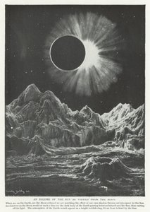 Une éclipse du Soleil vue de la Lune - English School