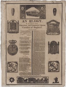 Une élégie à la mémoire de la reine Caroline d