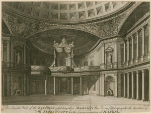 Vue intérieure du Panthéon, Oxford Street, Londres - English School