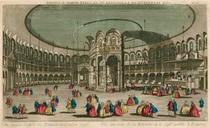 Vue intérieure de la Rotonde au London Caffe - English School