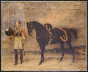 Un officier non identifié, 2e régiment des Life Guards, vers 1832