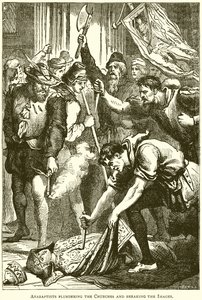 Les Anabaptistes pillant les Églises et brisant les Images