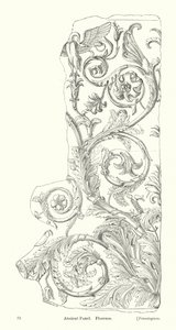Panneau ancien, Florence (gravure)