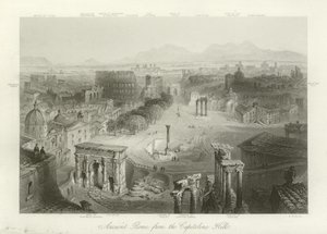 Rome antique depuis les collines du Capitole