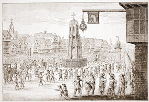 Vue ancienne de Cheapside, tirée de l