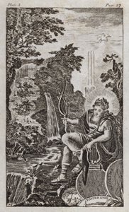 Apollon (gravure) - English School