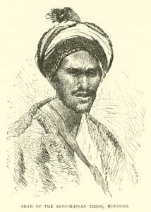 Arabe de la tribu Beni-Hassan, Maroc - English School