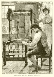 Arkwright et sa machine à filer - English School