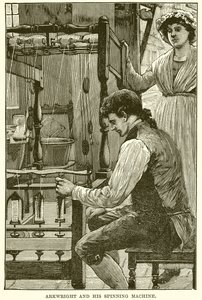 Arkwright et sa machine à filer - English School