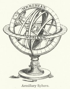 Sphère armillaire (gravure) - English School