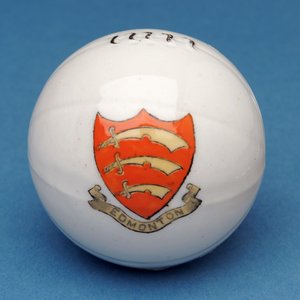 Souvenir armorial miniature de football avec transfert du blason d
