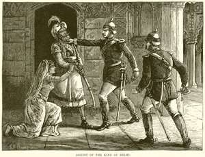 Arrestation du roi de Delhi