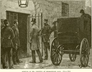 Arrivée de M. Parnell à la prison de Kilmainham - English School