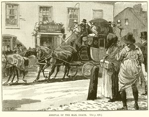 Arrivée de la diligence - English School