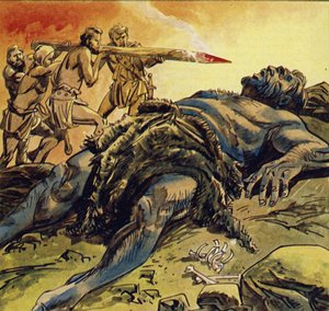 Alors que le Cyclope dormait, Ulysse et ses hommes l