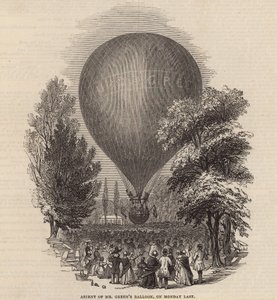 Ascension du ballon de M. Green, lundi dernier - English School
