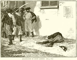 Assassinat du comte Lamberg - English School