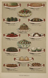 Assortiment de plats de légumes, de 