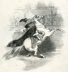 Astleys Amphitheatre, Londres, scène dans le cirque