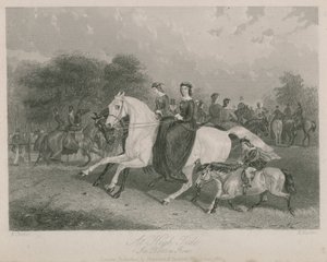 À marée haute à Rotten Row, Hyde Park, Londres - English School